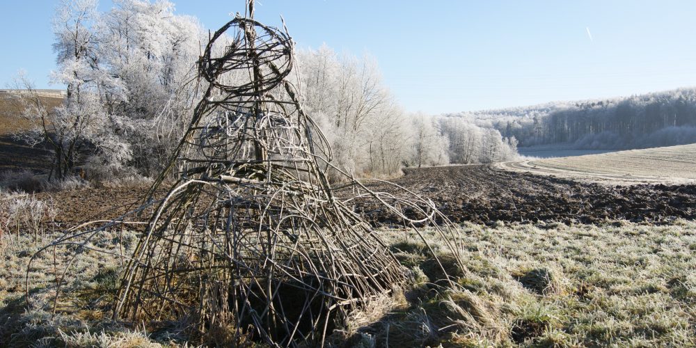 Winterlicher Erdkraftplatz