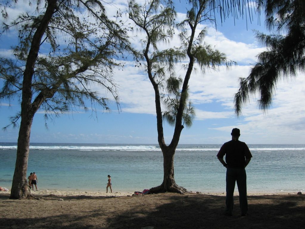 1. Blick auf den indischen Ozean mit Udo