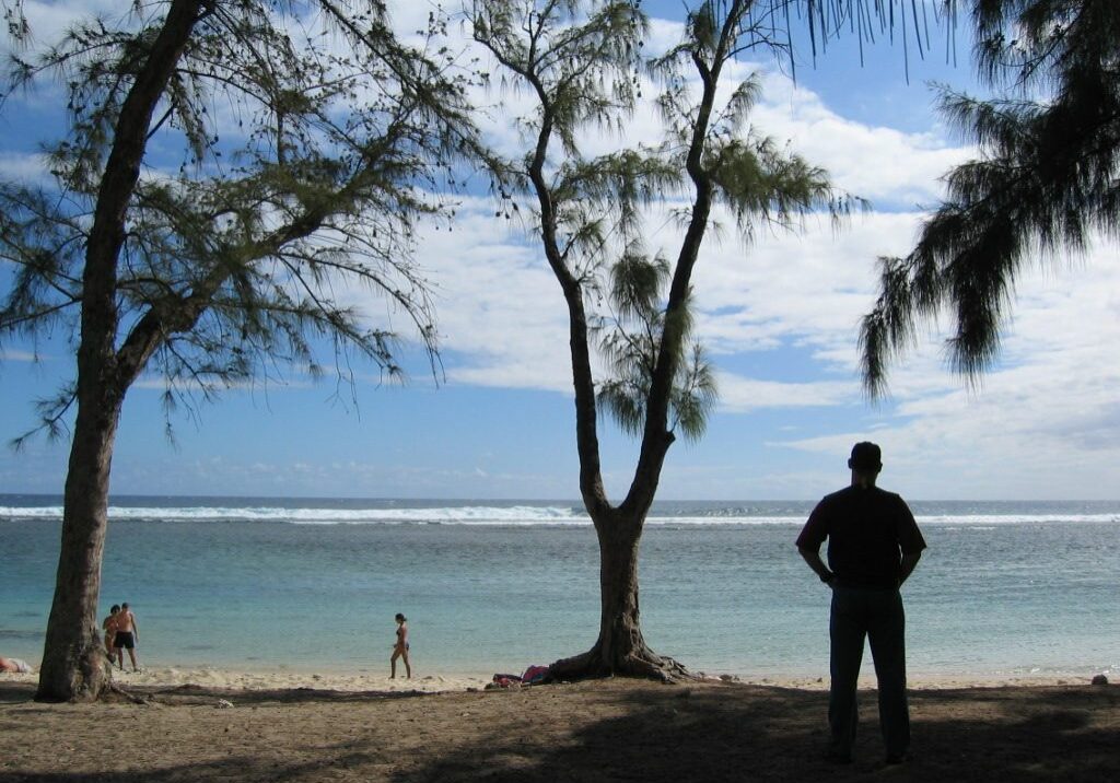 1. Blick auf den indischen Ozean mit Udo