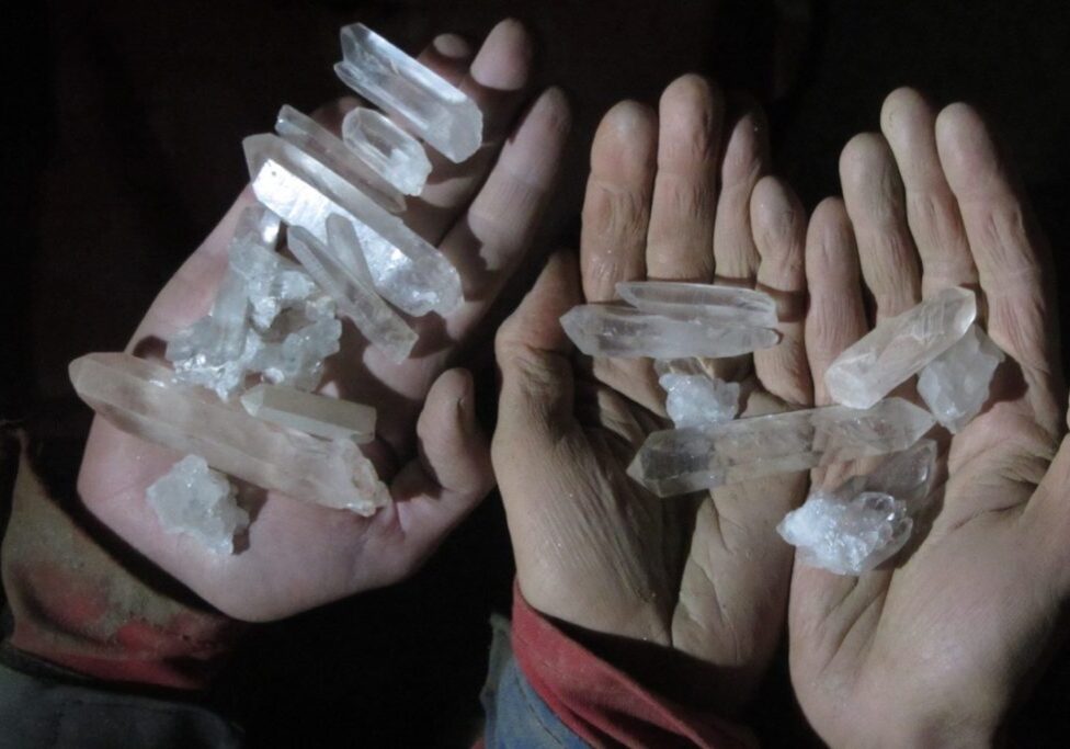 Gegenstand-Bergkristalle